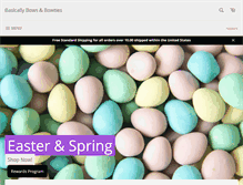 Tablet Screenshot of basicallybows.com